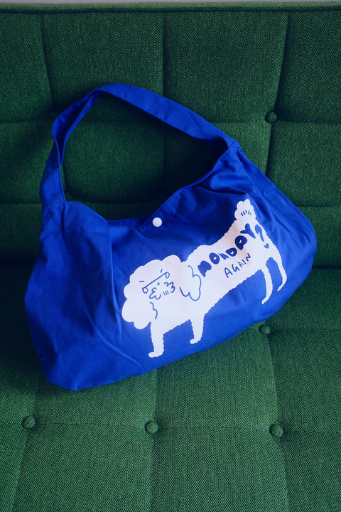 I Hate Monday Club Tote Bag (Blue)