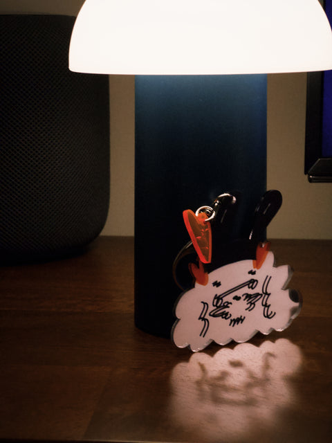 Double-Sided Mirror Keychain / Charm