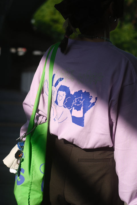 No More Work Tee / Light Purple