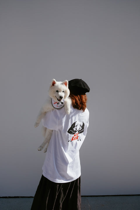 Let's Bark Tee & Bib Set / pat-a-pet x ilovemyselfself