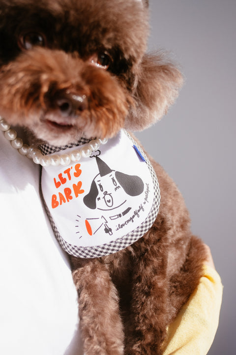 Let's Bark Tee & Bib Set / pat-a-pet x ilovemyselfself